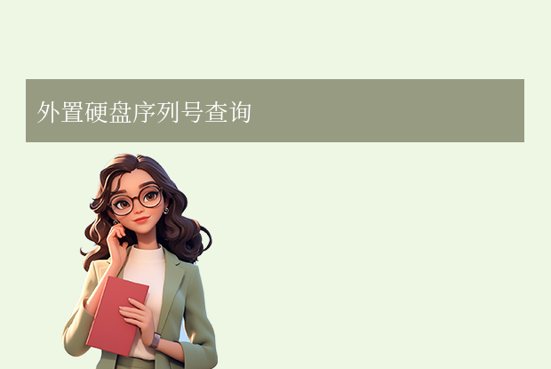 外置硬盘序列号查询