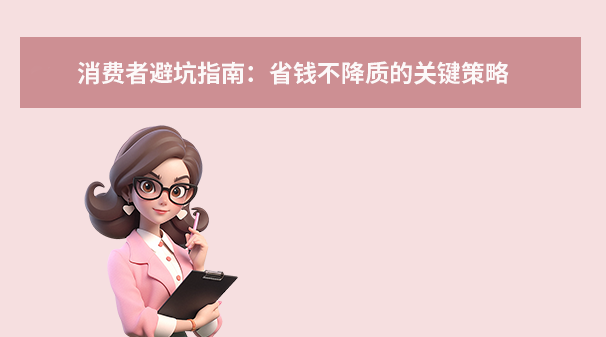 消费者避坑指南：省钱不降质的关键策略