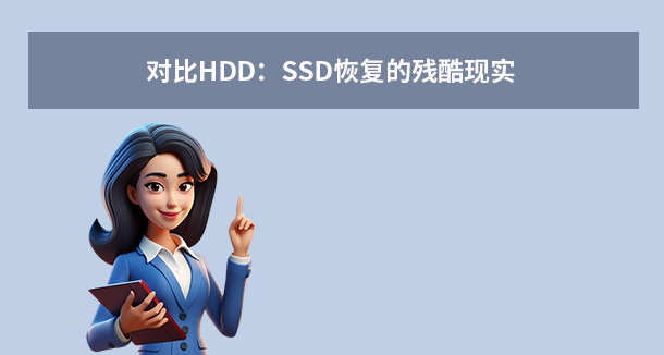 对比HDD:SSD恢复的残酷现实