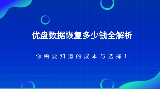 优盘数据恢复多少钱全解析：你需要知道的成本与选择！