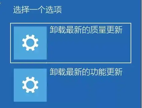  卸载最近的质量更新（针对更新冲突）步骤三
