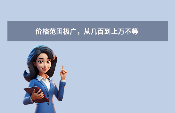 核心结论：价格范围极广，从几百到上万不等