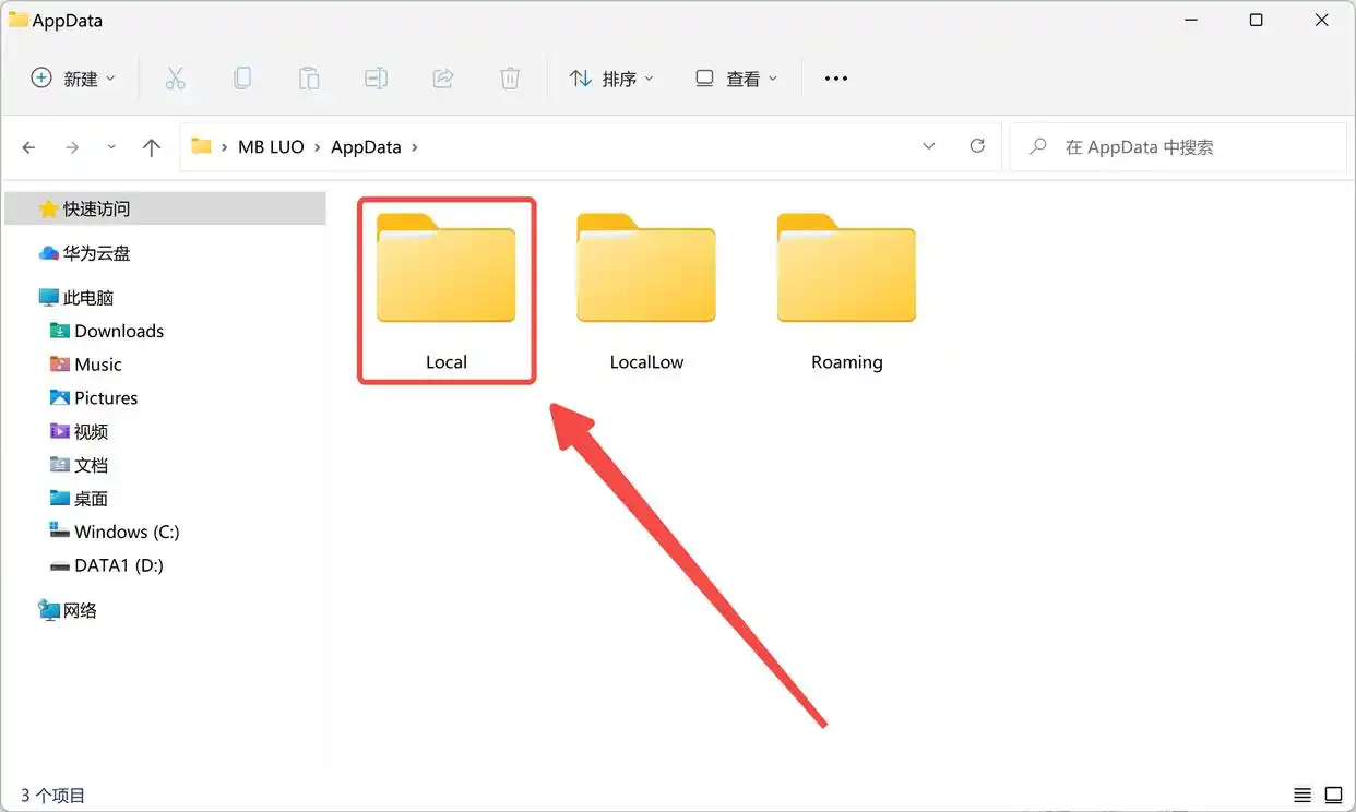 Local 文件夹是什么？系统与软件的 “本地仓库”步骤一