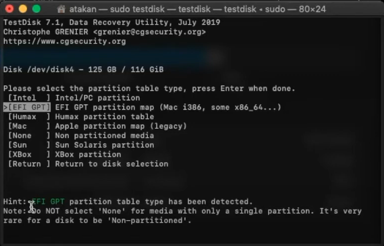 深度恢复：2种无备份解决方案（适用于清空废纸篓场景）步骤二