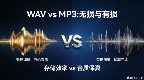 wav和mp3格式有什么区别？误删音频文件？这样恢复最安全！