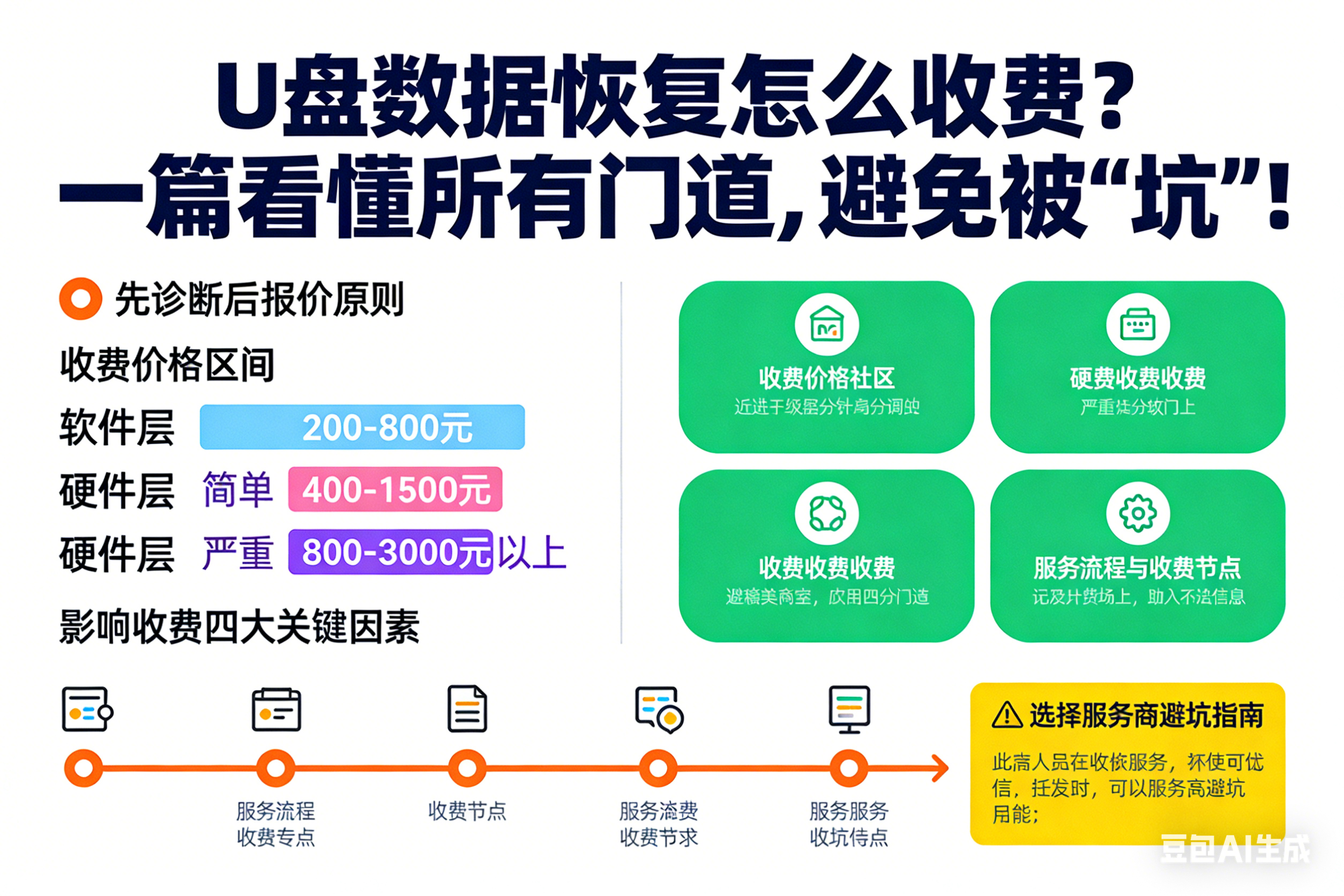 u盘数据恢复怎么收费？一篇看懂所有门道，避免被“坑”！
