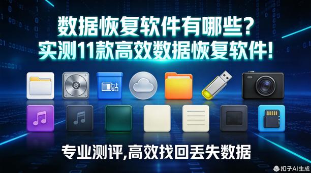 数据恢复软件有哪些？实测11款高效数据恢复软件！