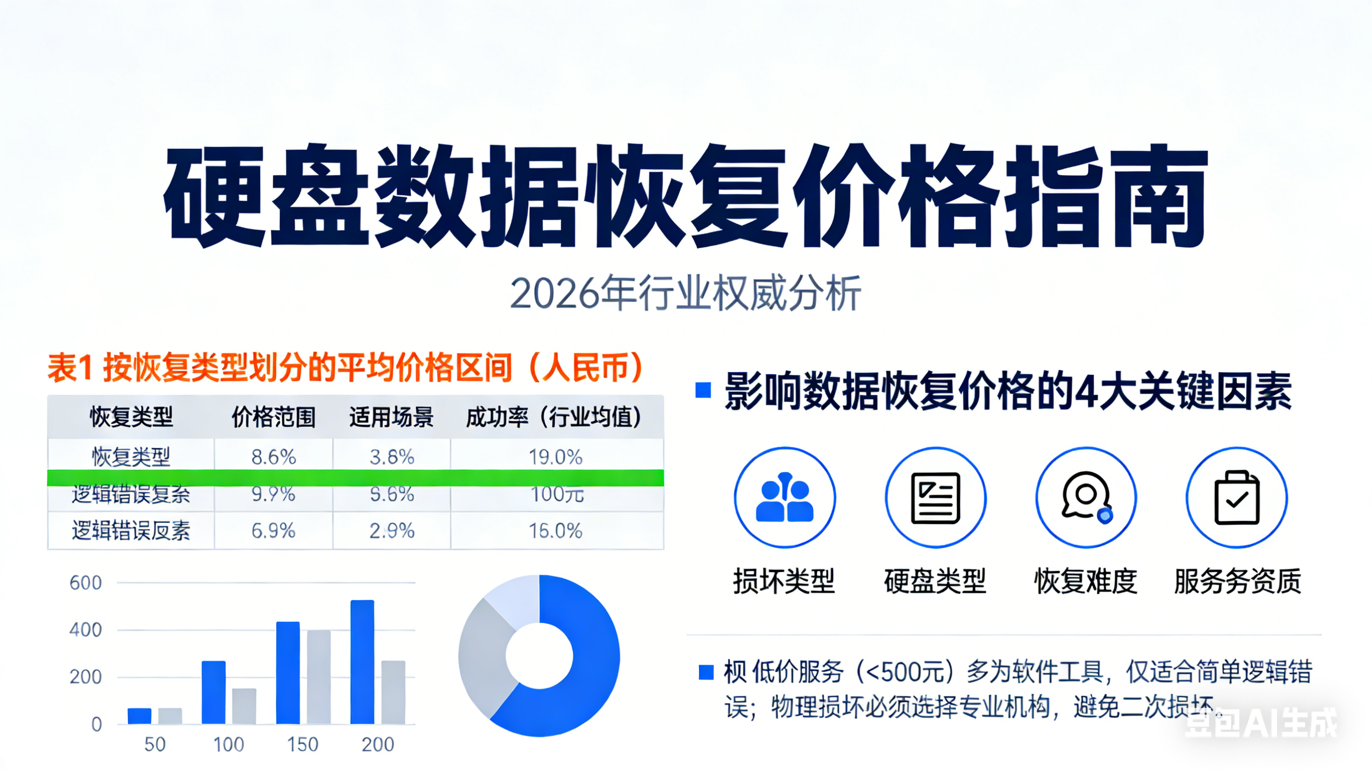 硬盘修复数据恢复价格指南：2026年最新报价与实用分析！