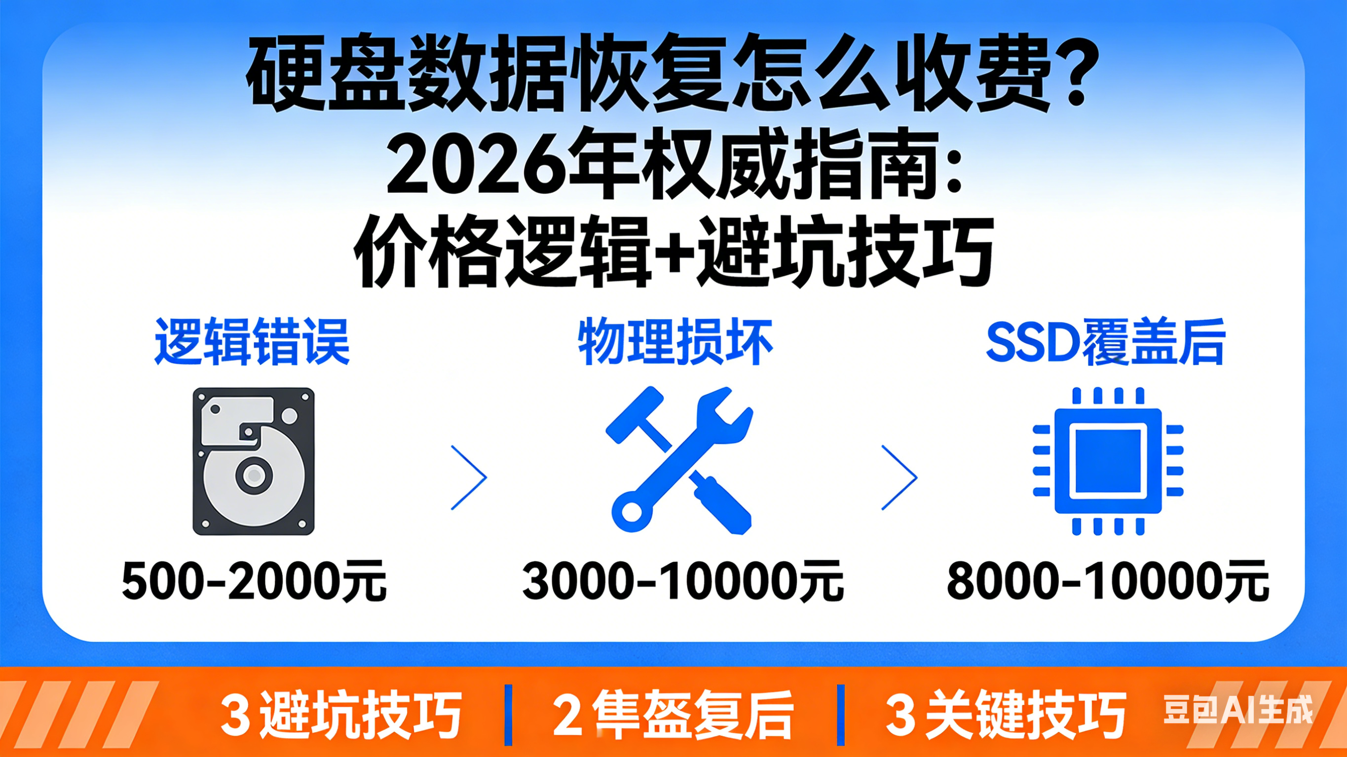 硬盘数据恢复怎么收费？2026年权威指南：价格逻辑+避坑技巧（附最新行情）