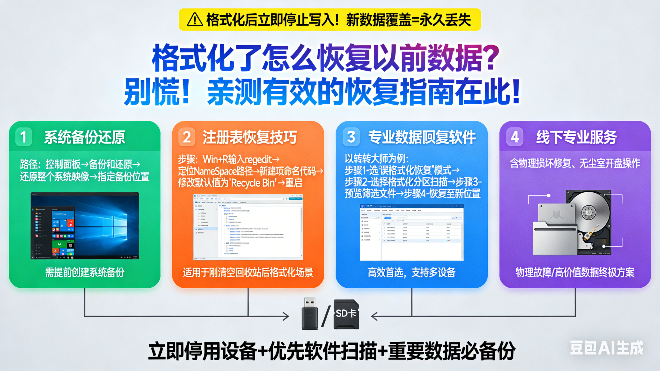格式化了怎么恢复以前数据？别慌！亲测有效的恢复指南在此！