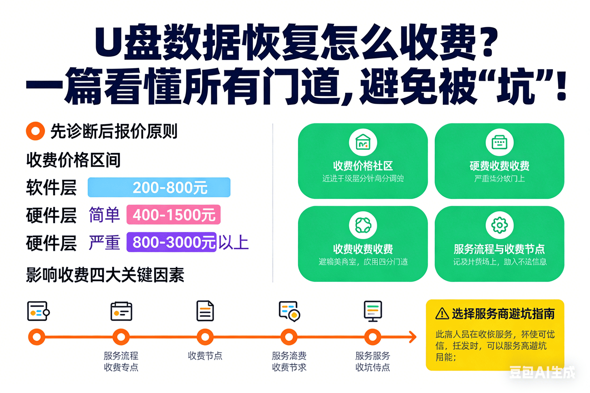 u盘数据恢复怎么收费？一篇看懂所有门道，避免被“坑”！