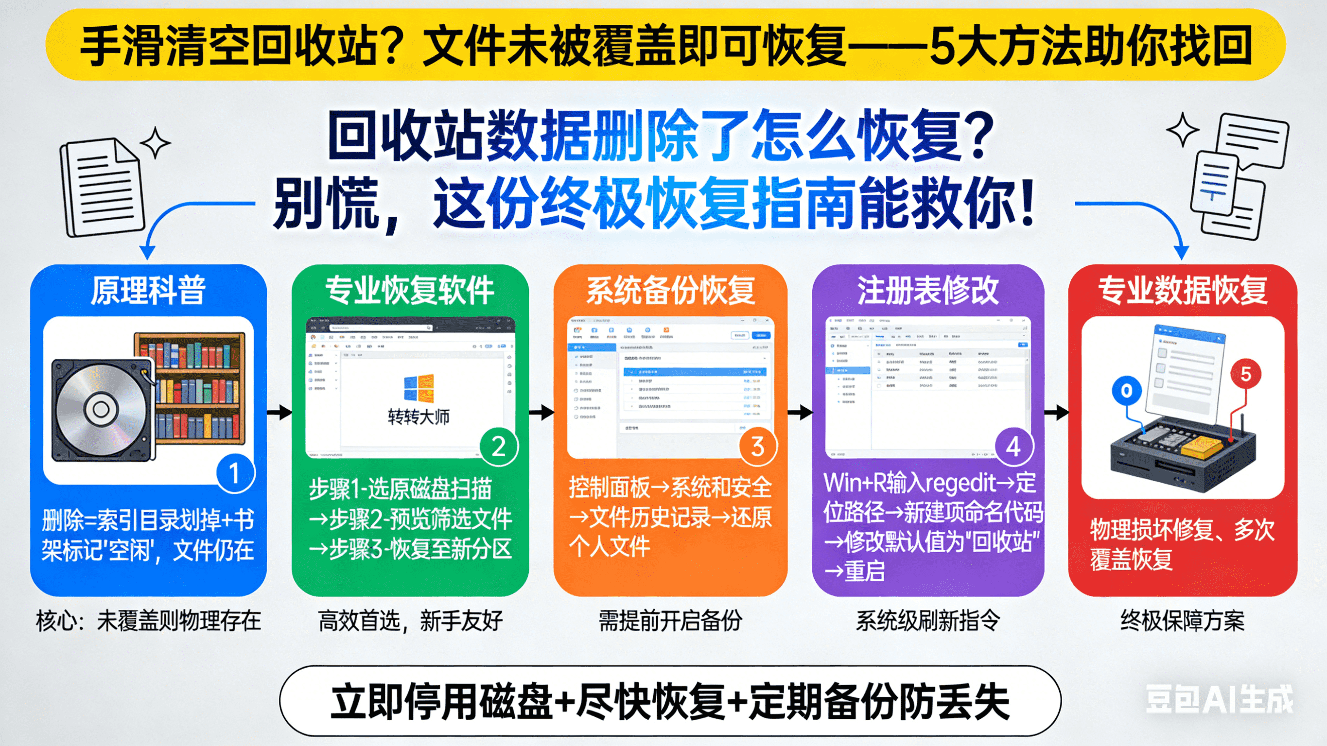 回收站数据删除了怎么恢复？别慌，这份终极恢复指南能救你！