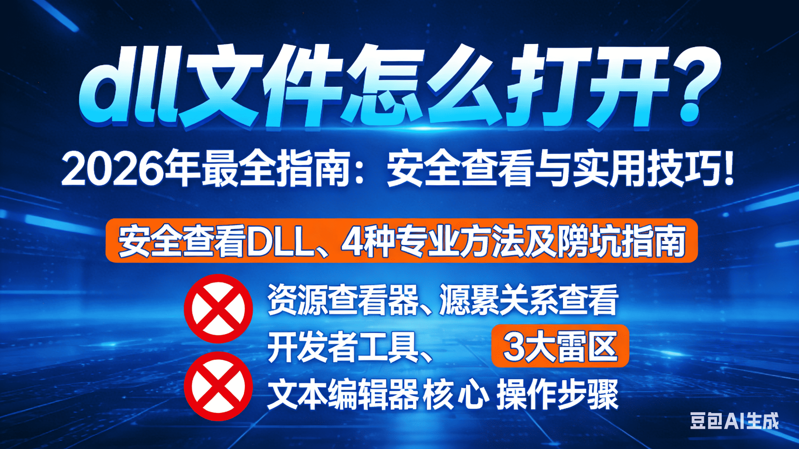 dll文件怎么打开？2026年最全指南：安全查看与实用技巧！
