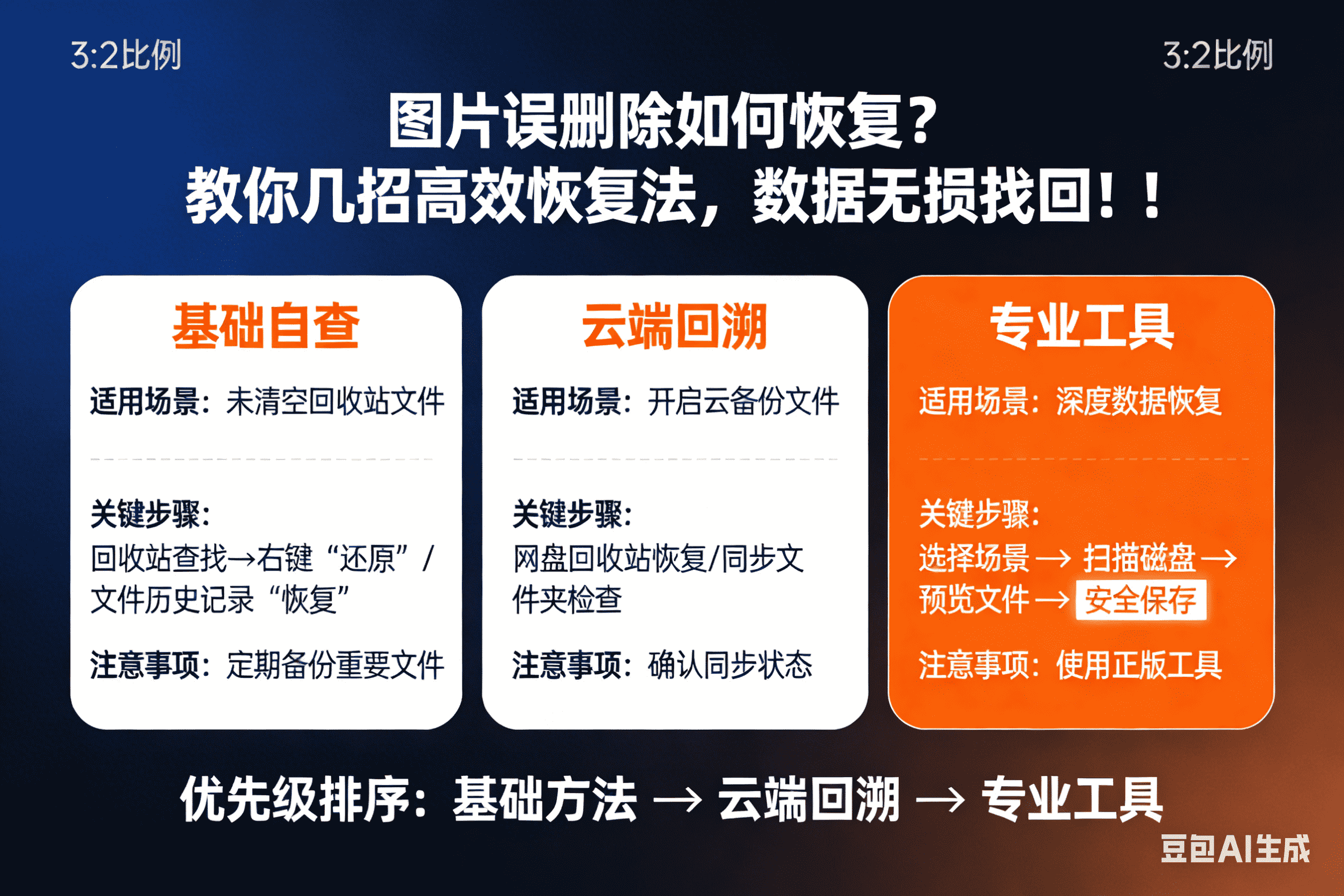 图片误删除如何恢复？教你几招高效恢复法，数据无损找回！!