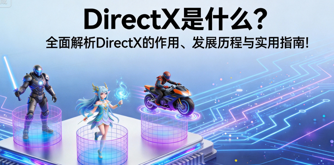 directx是什么？全面解析DirectX的作用、发展历程与实用指南！