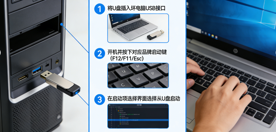  系统故障方案：制作 PE 启动盘（无需拆机）步骤二