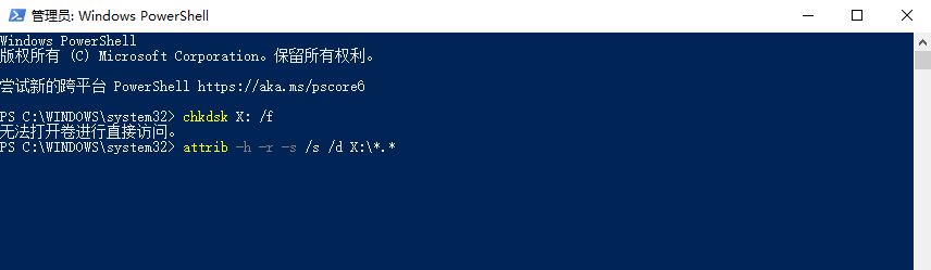 命令提示符恢复（技术用户）步骤三