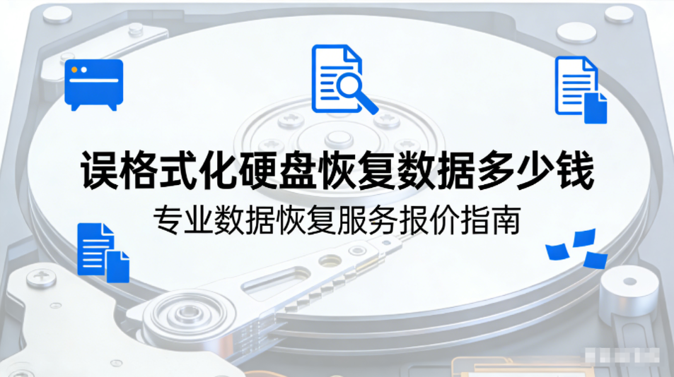 误格式化硬盘恢复数据多少钱？2026年最新价格表与省钱攻略!