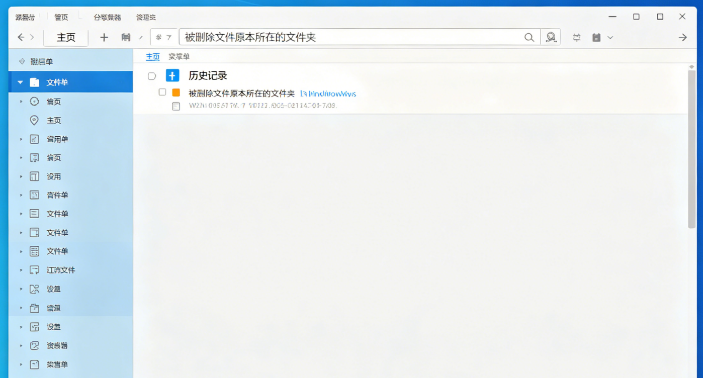 利用文件历史记录/时间机器（系统级备份恢复）步骤一