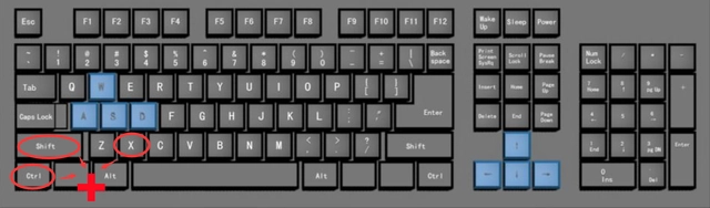 Ctrl+Shift+X（360浏览器截图）