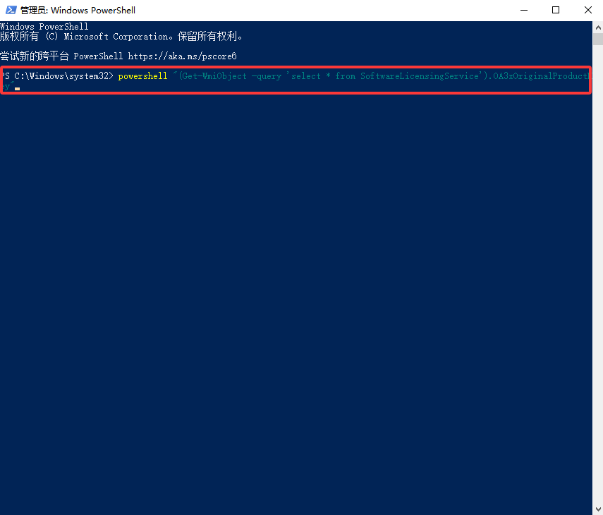 PowerShell / 命令提示符(首选,最安全)步骤二